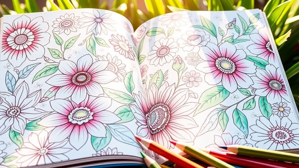 designs floraux pour la créativité