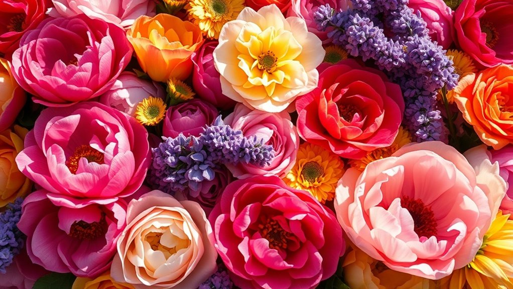 La symbolique des fleurs améliore le coloriage