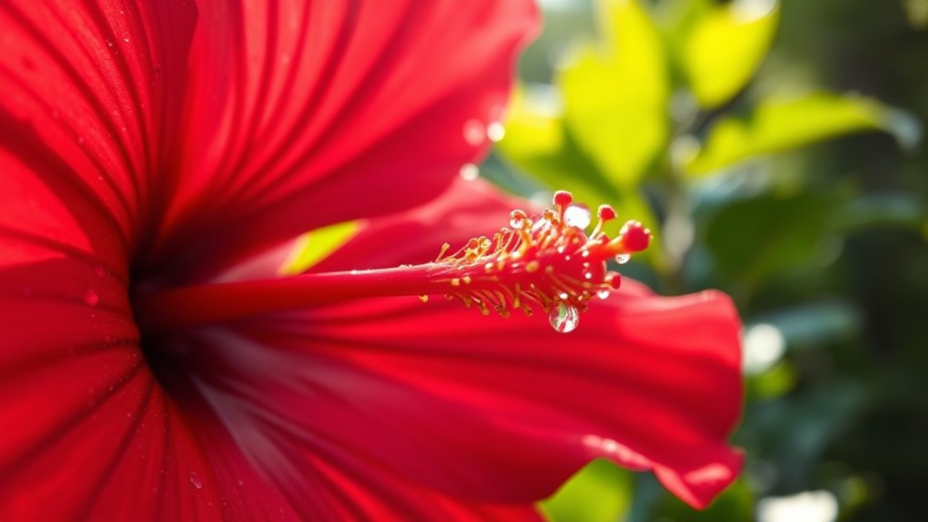 L'hibiscus lutte contre le vieillissement de la peau