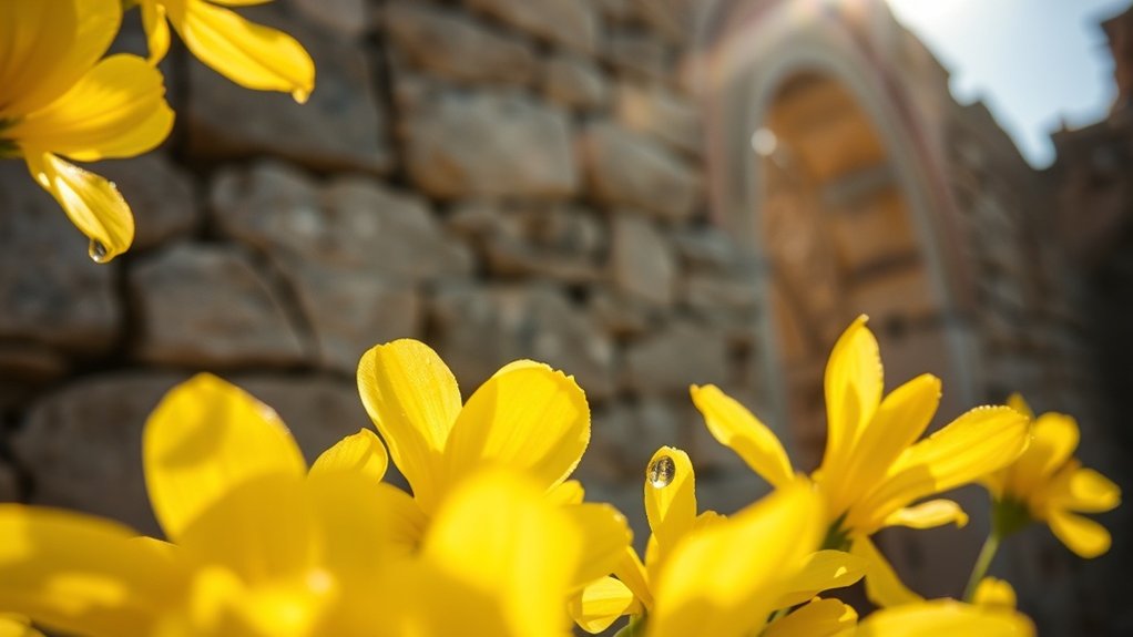Les fleurs immortelles symbolisent l'éternité