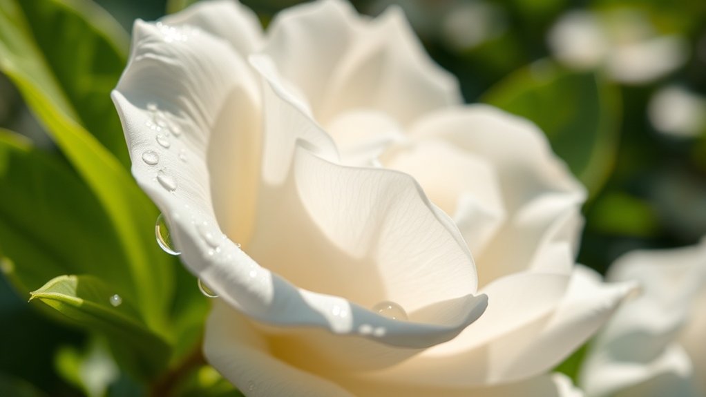 les bienfaits de la peau de rose blanche